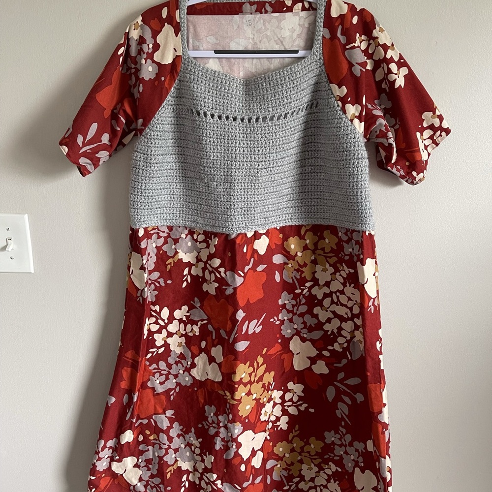 Handmade Vintage Floral Dress